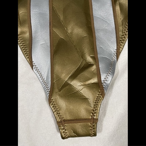 NWD Cynthia‎ Rowley Golden Stripe One Piece XS - Picture 10 of 12